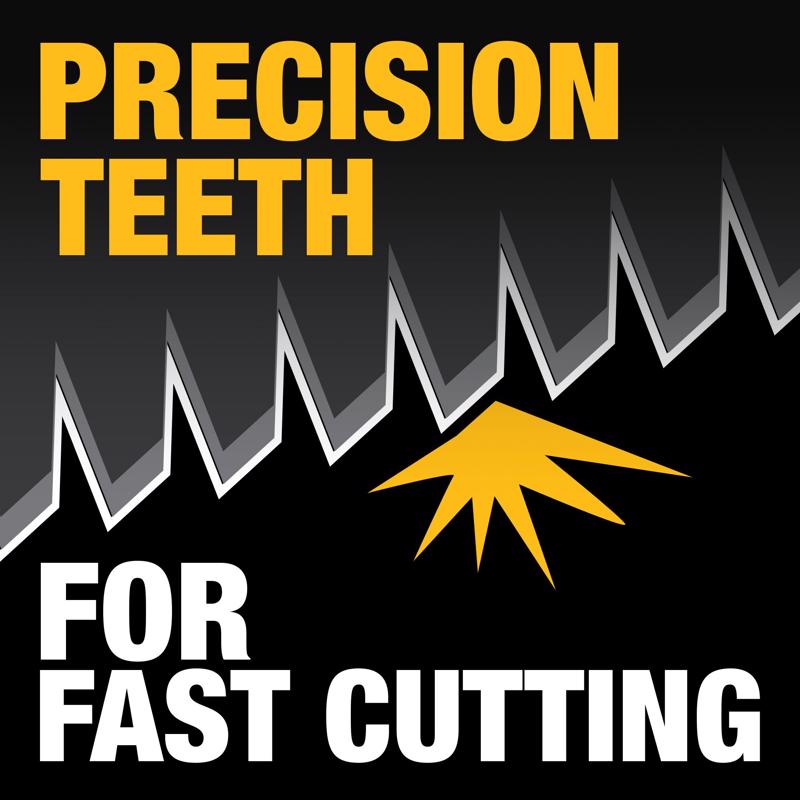 DEWALT 2-1/8 in. W Bi-Metal 3-Sided/PlungePoint/Precision Teeth Oscillating Blade Set 3 pc