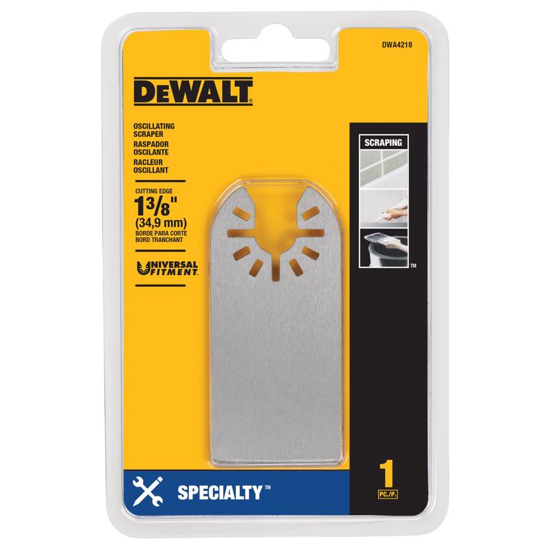 DEWALT Universal Fitment 1-3/8 in. W Steel Oscillating Scraper Blade