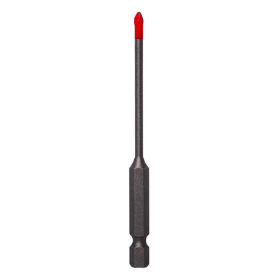 Diablo 1/8 in. X 3-1/2 in. L Carbide Tipped Tile and Stone Drill Bit Hex Shank