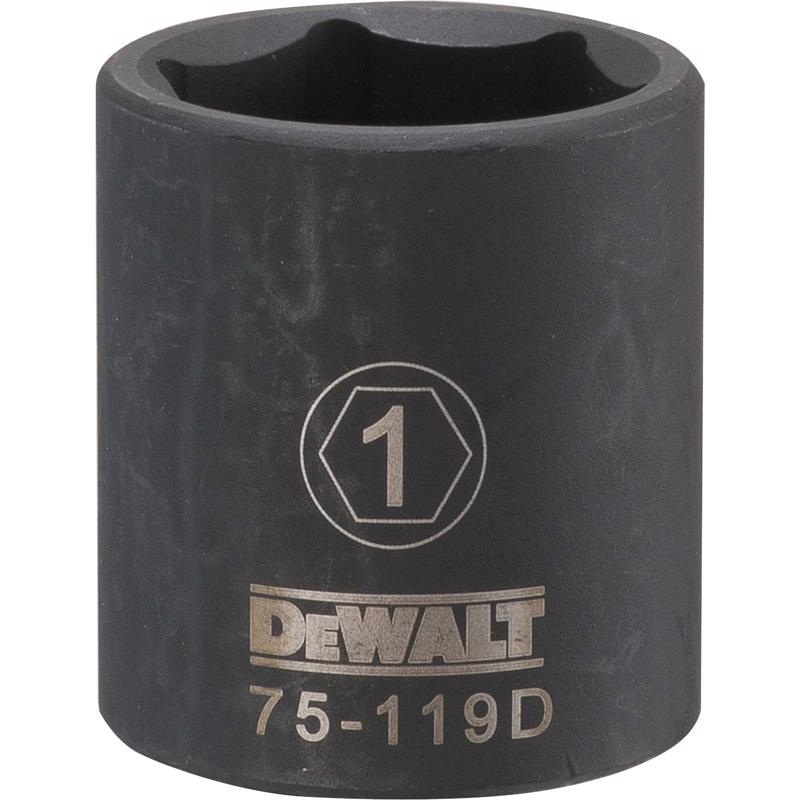 DeWalt Directtorque 1 in. X 1/2 in. drive SAE 6 Point Impact Socket