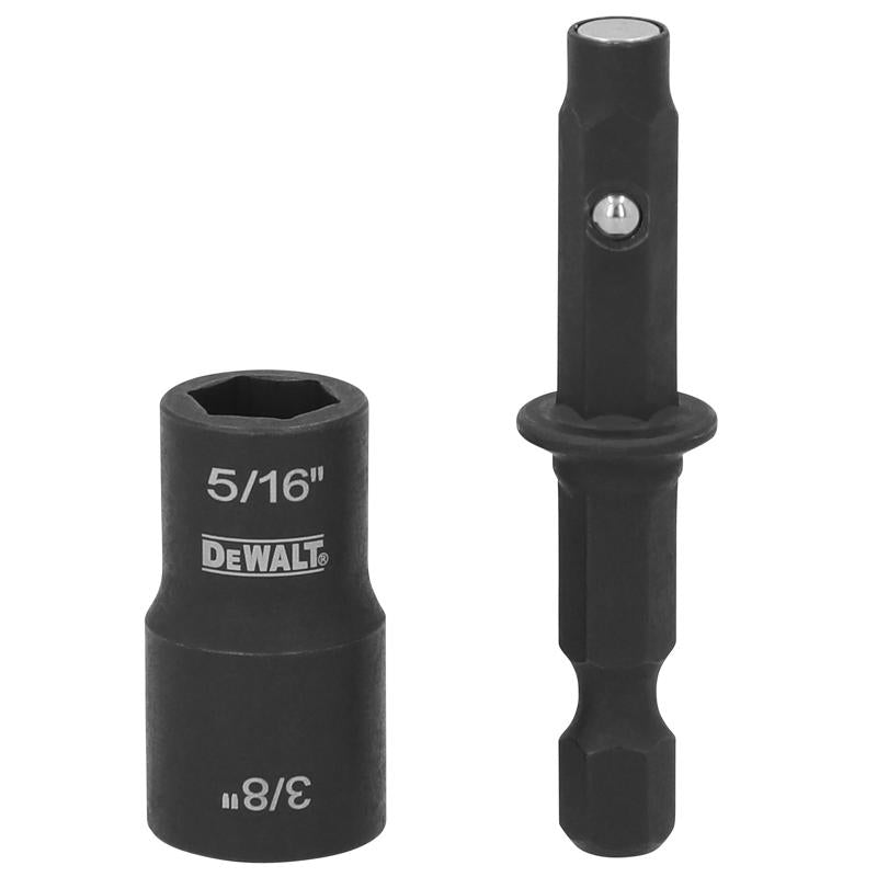 DEWALT Flextorq 5/16,3/8 in. X 2 in. L Black Oxide Double-Ended Nut Driver 2 pc