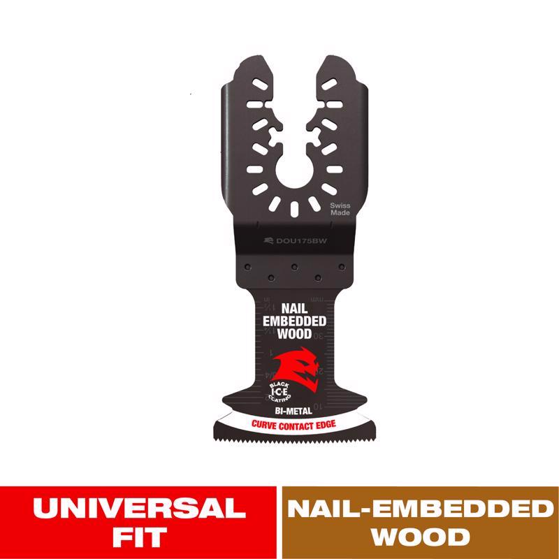 Diablo Demo Demon 1-3/4 in. W Bi-Metal Universal Fit Curved Oscillating Blade Nail-Embedded Wood 1 p