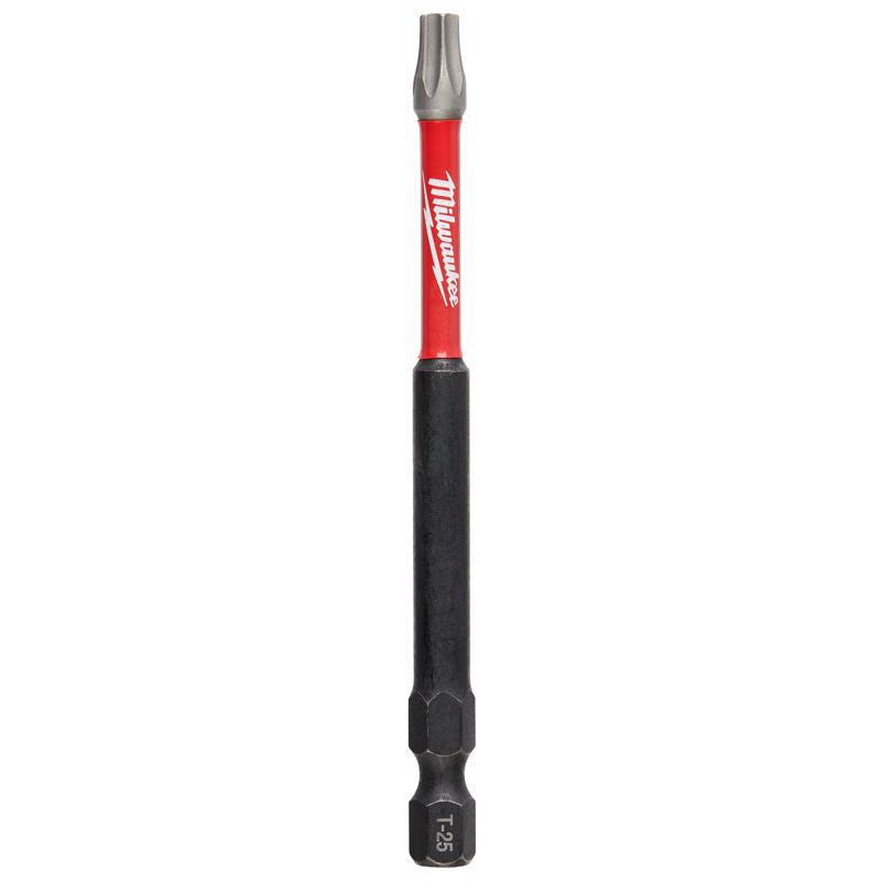 Milwaukee Shockwave Torx T25 X 3-1/2 in. L Power Bit Alloy Steel
