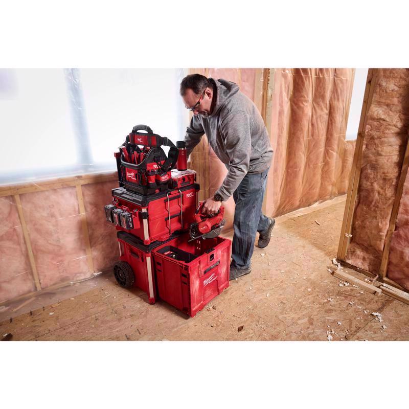 Milwaukee Packout 19 in. Rolling Drawer Tool Box Red