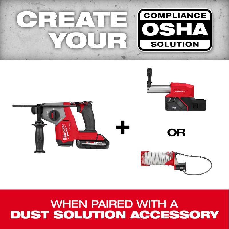 Milwaukee 18V M18 Fuel Cordless SDS-Plus Rotary Hammer Drill Kit (Battery & Charger)