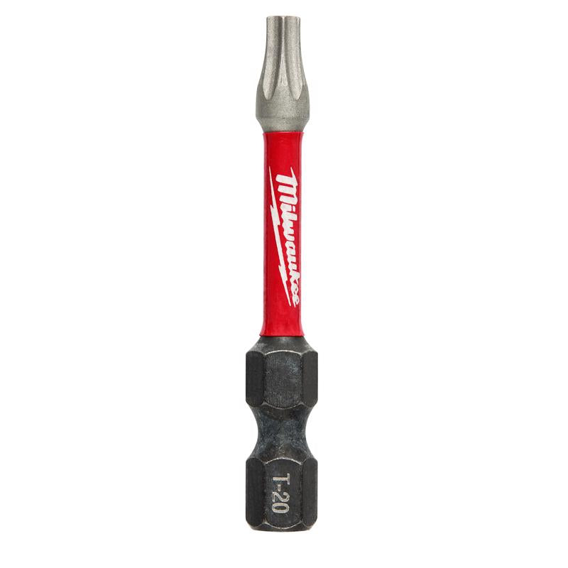 Milwaukee Shockwave Torx T20 Sizes X 2 in. L Power Bit Alloy Steel