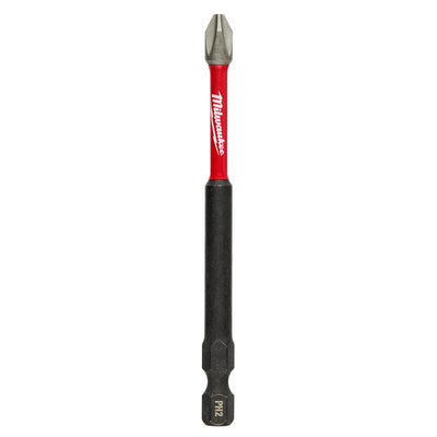 Milwaukee Shockwave Phillips PH2 Sizes X 3-1/2 in. L Power Bit Alloy Steel 25 pc