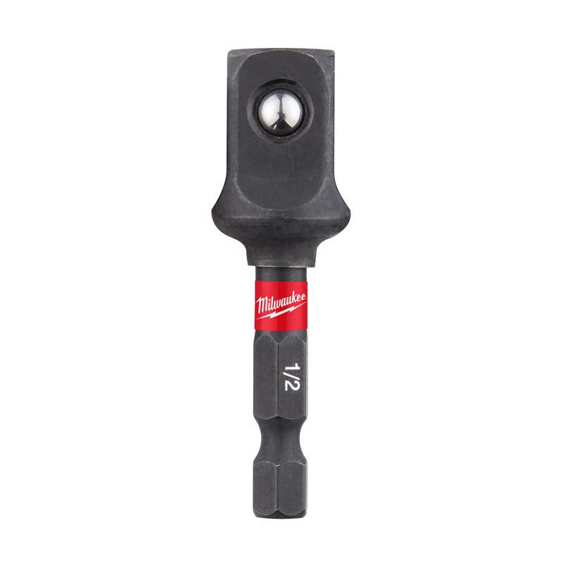 Milwaukee Hex/Square 2.95 in. L Socket Adapter Steel