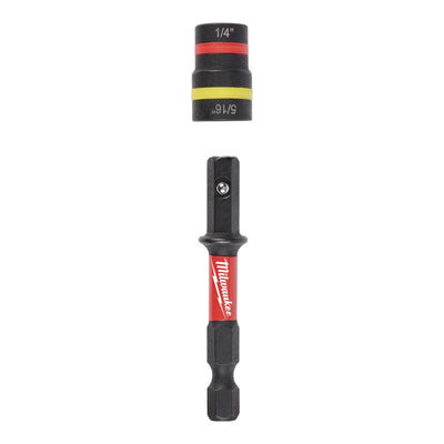 Milwaukee Shockwave 1/4 and 5/16 in. X 2-1/4" in. L Steel 2-in-1 Magnetic Nut Driver 25 pc