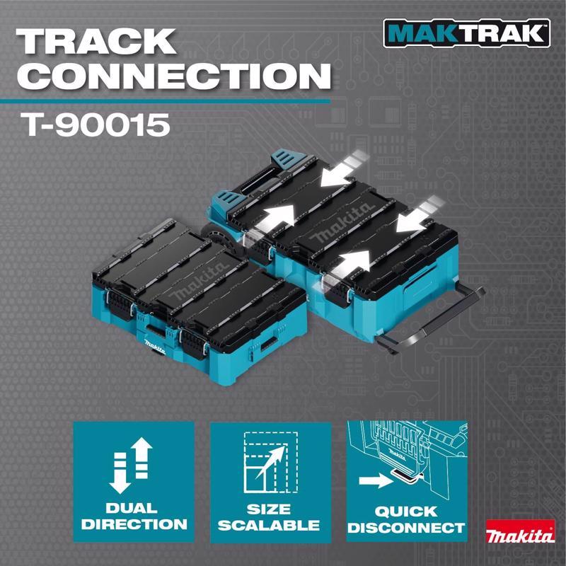 Makita Maktrak 31.57 in. Tool Box Teal