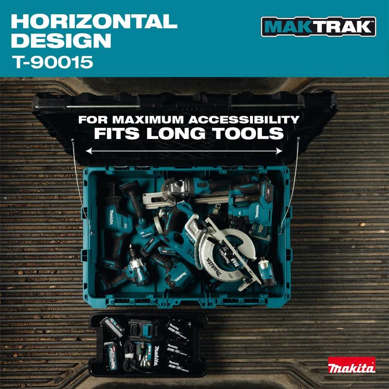 Makita Maktrak 31.57 in. Tool Box Teal