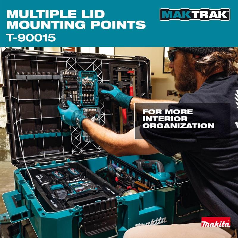 Makita Maktrak 31.57 in. Tool Box Teal
