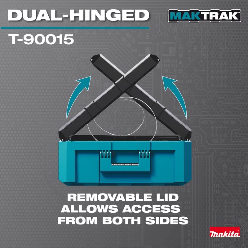 Makita Maktrak 31.57 in. Tool Box Teal