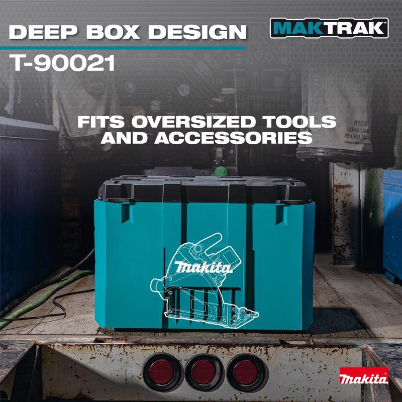 Makita Maktrak 22.25 in. Tool Box Teal