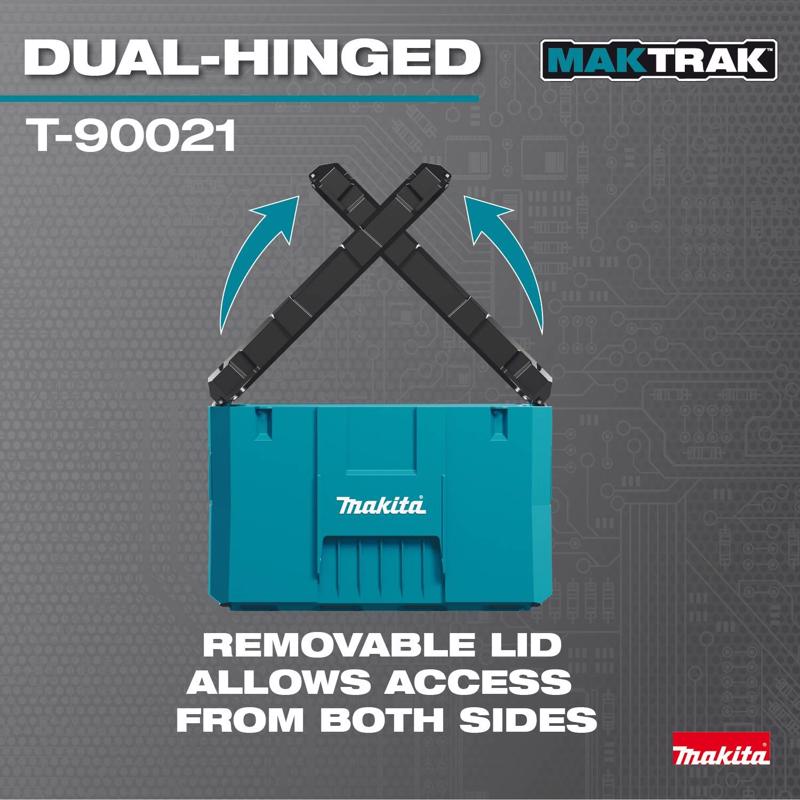 Makita Maktrak 22.25 in. Tool Box Teal