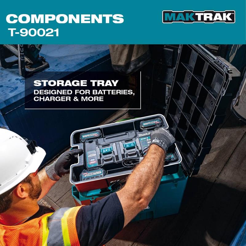 Makita Maktrak 22.25 in. Tool Box Teal