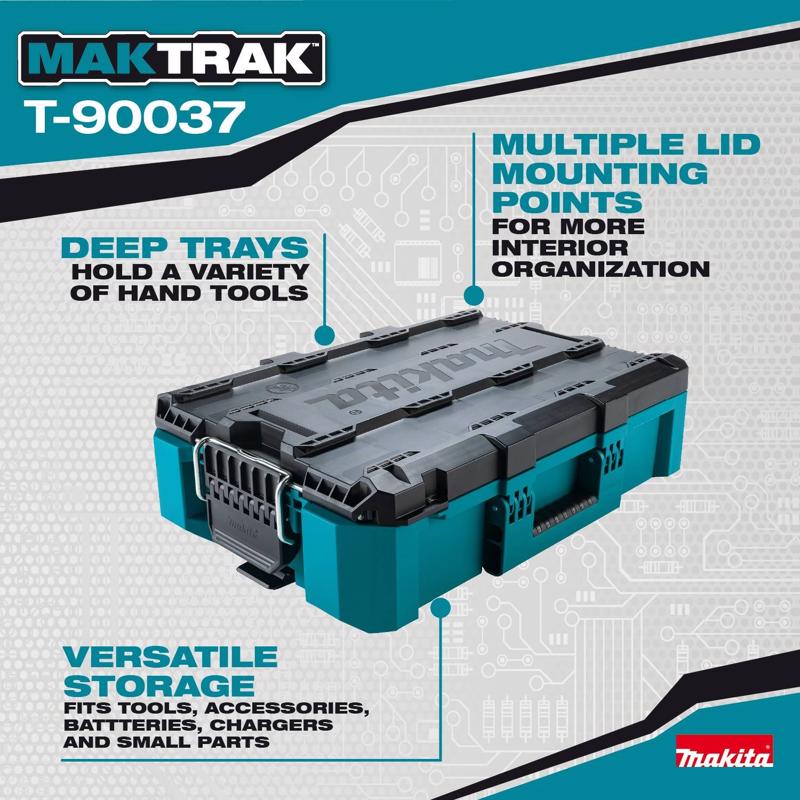 Makita Maktrak 22.11 in. Tool Box Teal