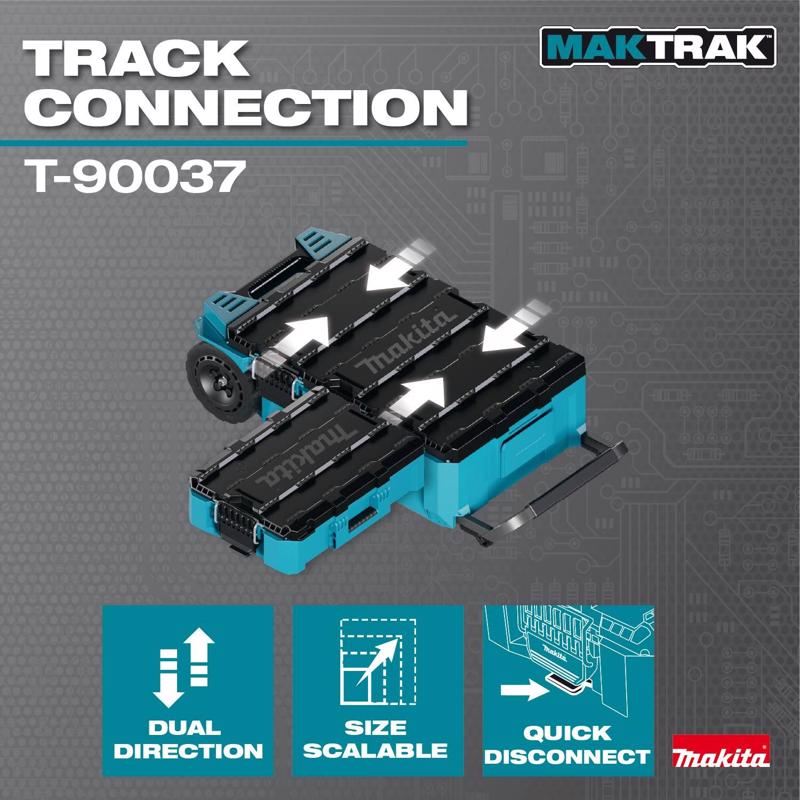 Makita Maktrak 22.11 in. Tool Box Teal