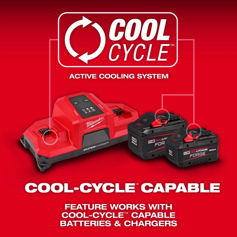Milwaukee M18 120 V Dual Bay Simultaneous Battery Charger