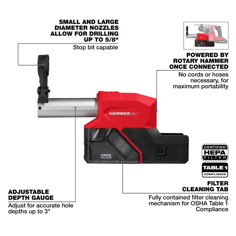 Milwaukee Cordless Dust Extractor M18 FUEL V