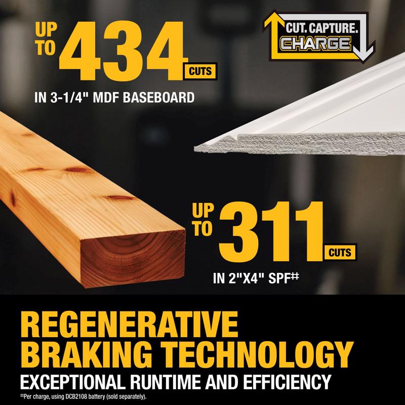 DeWalt 20V MAX XR 10 in. Cordless Brushless Dual-Bevel Compound Miter Saw Tool Only