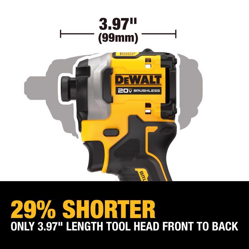 DeWalt 20V MAX ATOMIC Cordless Brushless 2 Tool Compact Hammer Drill and Impact Driver Kit
