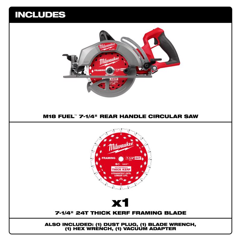 Milwaukee M18 FUEL 7-1/4 in. Cordless Circular Saw Tool Only
