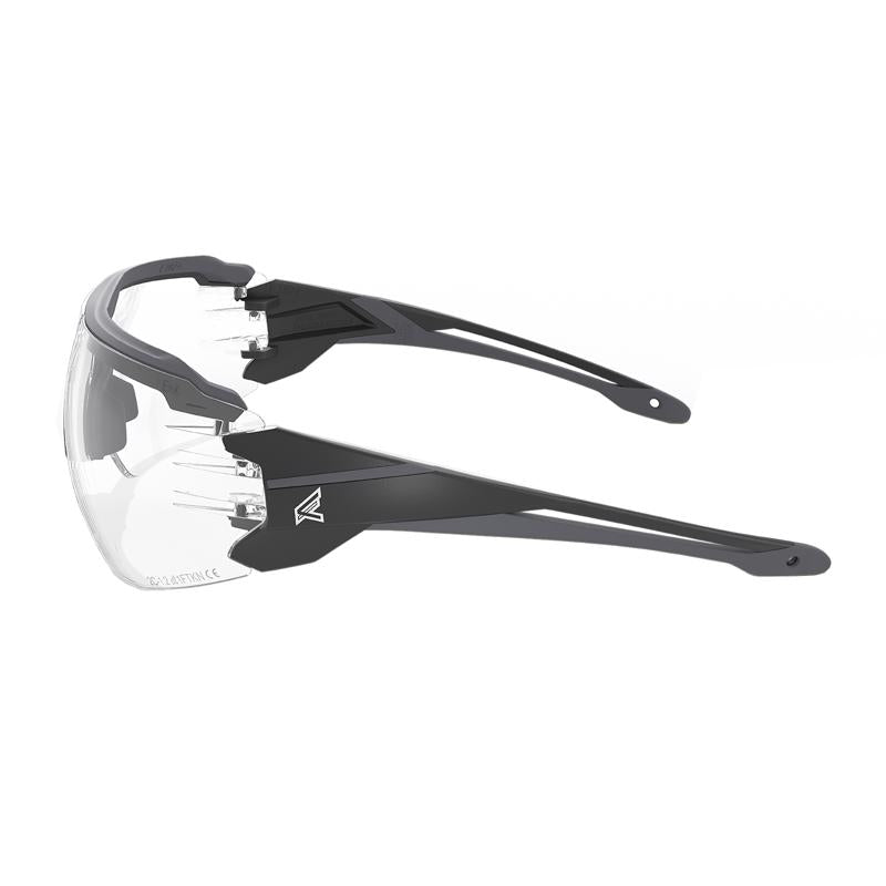 Edge Eyewear Anti-Fog Taven Safety Glasses Clear Lens Black Frame