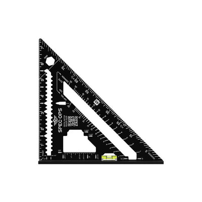 Spec Ops 1.18 in. L X 7.5 in. H Anodized Aluminum Rafter Square