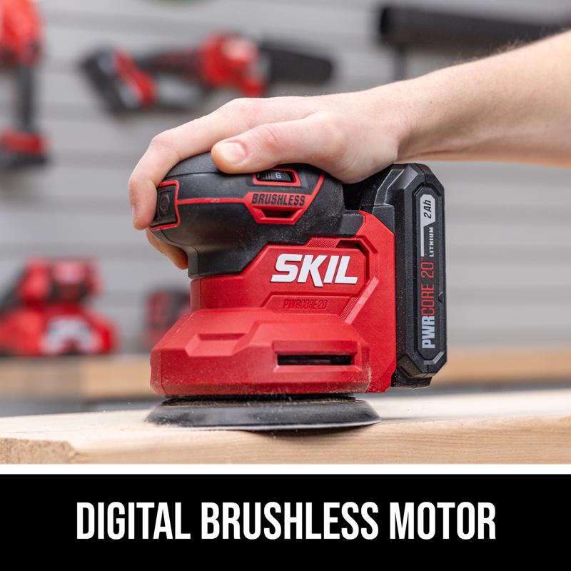 SKIL 20V PWR CORE Cordless 5 in. Random Orbit Sander Kit (Battery & Charger)