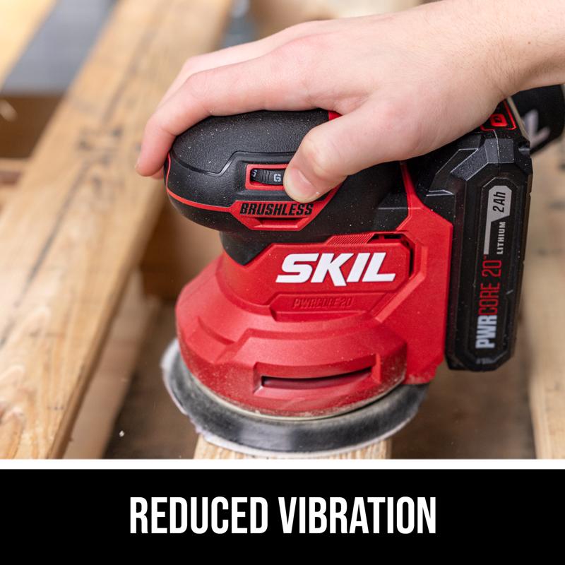 SKIL 20V PWR CORE Cordless 5 in. Random Orbit Sander Kit (Battery & Charger)