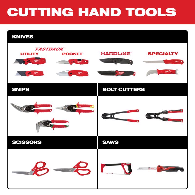 Milwaukee FastBack 2 PACK Folding 6-in-1 Utility Knife Set Red 2 pc