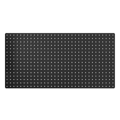 Knape & Vogt HEAVYWEIGHT 16 in. W X 32 in. H X 0.65 in. D Pegboard Steel Black