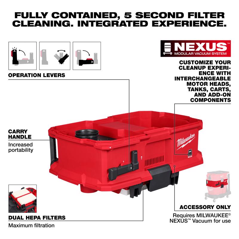 Milwaukee Wet/Dry Vac Filter Attachment