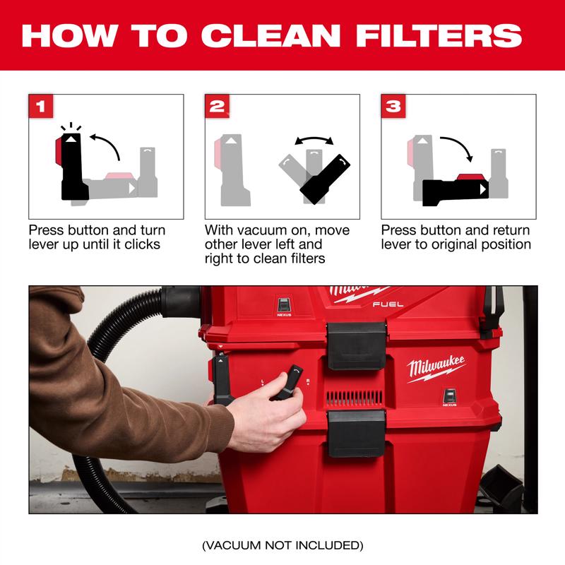 Milwaukee Wet/Dry Vac Filter Attachment
