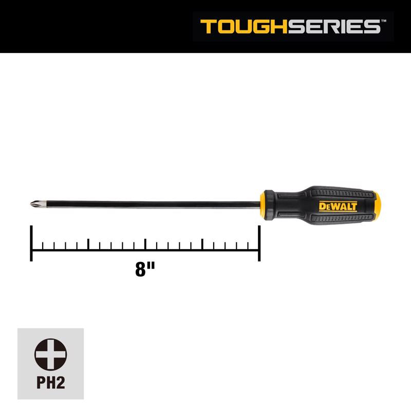 DeWalt Toughseries 2 Size X 8 in. L Screwdriver