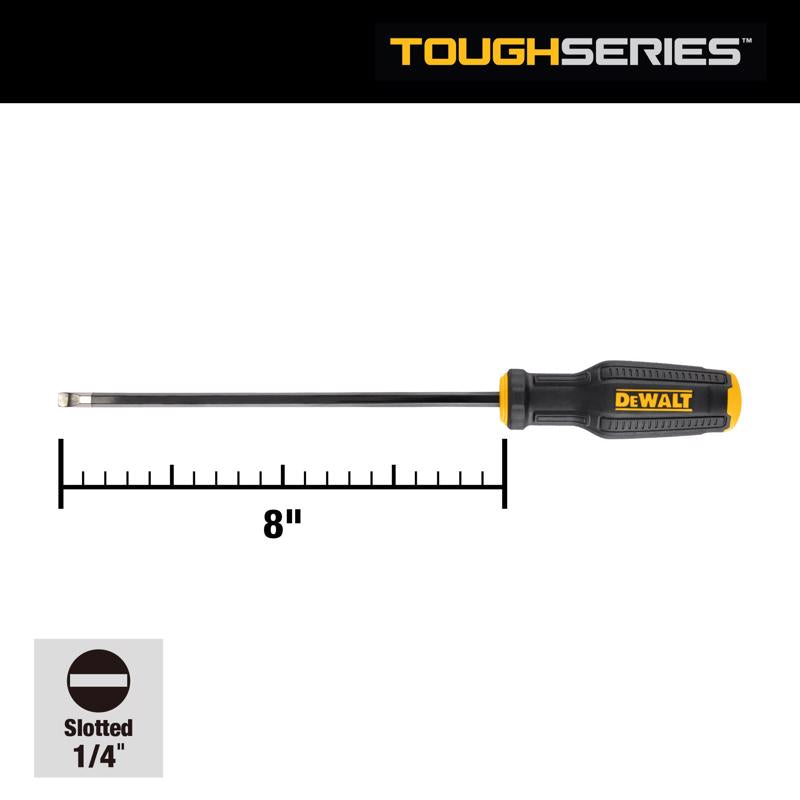 DeWalt Toughseries 1/4 Sizes X 8 in. L Screwdriver