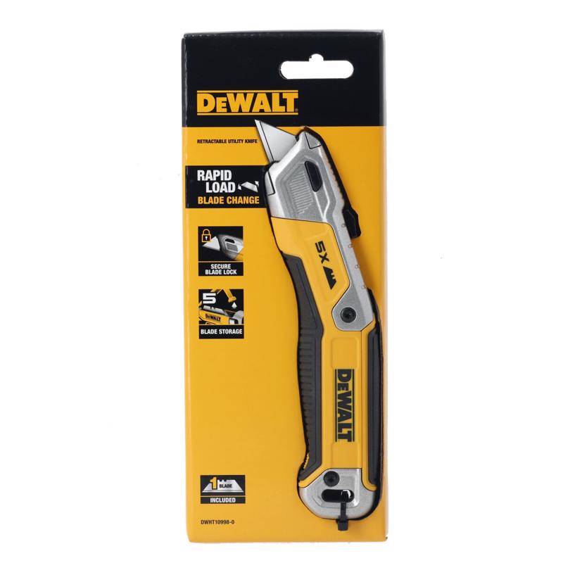 DeWalt Retractable Utility Knife Black/Yellow