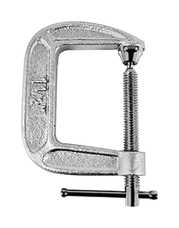 Bessey 1.5 in. X 1.5 in. D Adjustable C-Clamp 750 lb