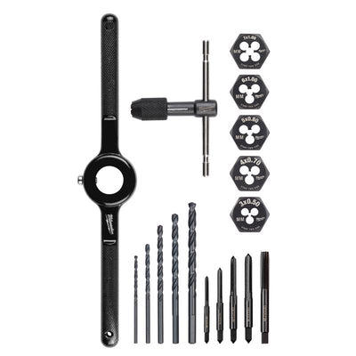 Milwaukee Hex Lok Metric Tap and Die Set 17 pc