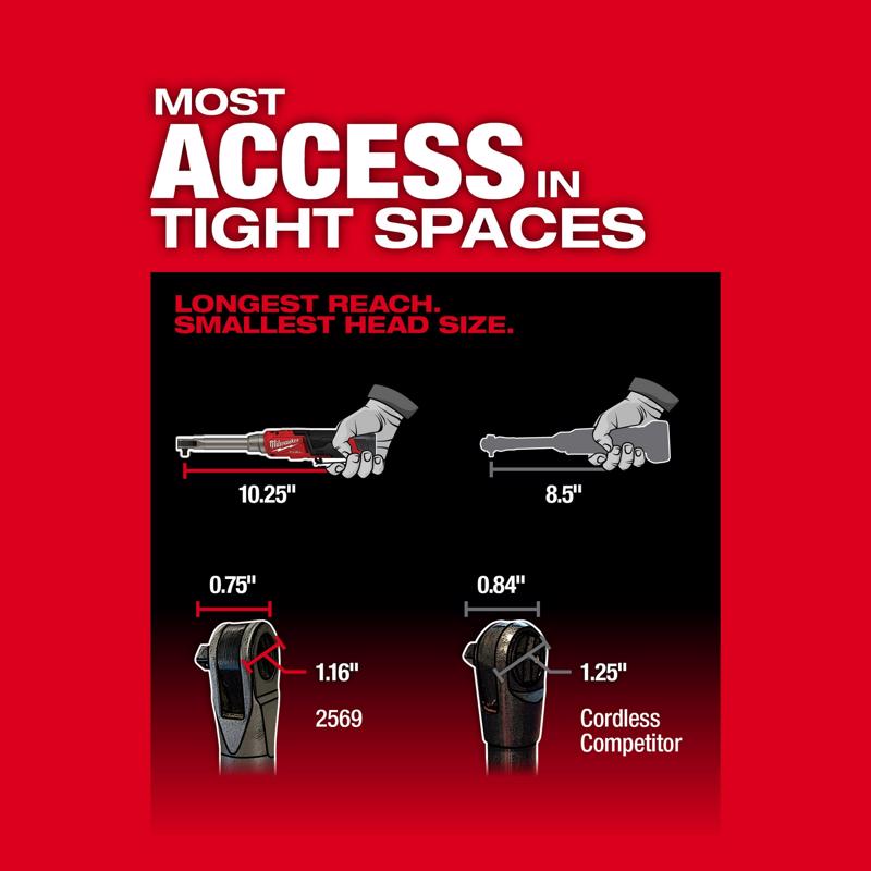 Milwaukee M12 FUEL 3/8 in. Brushless Cordless Ratchet Tool Only