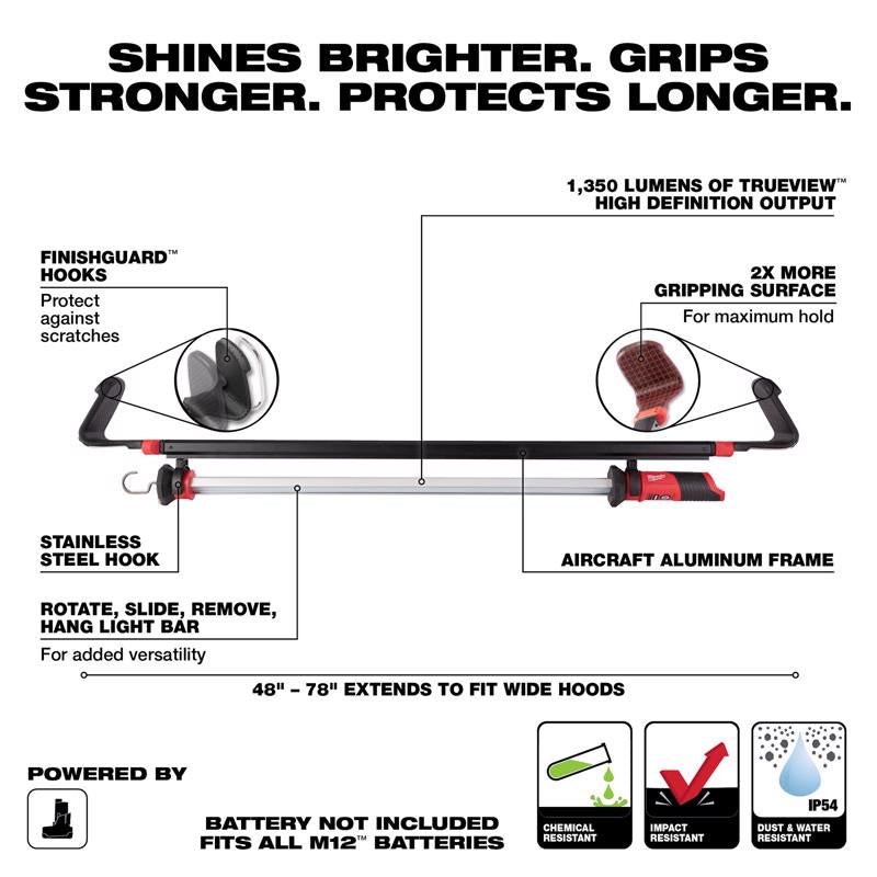Milwaukee 47 in. 1-Light each 5 W LED Work Light