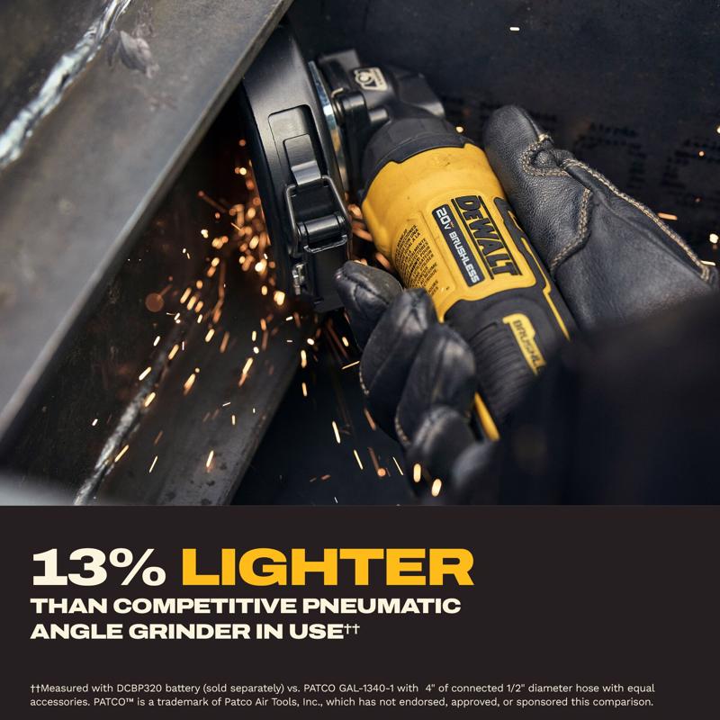 DeWalt 20V MAX ATOMIC Cordless 4 in. Angle Grinder Tool Only