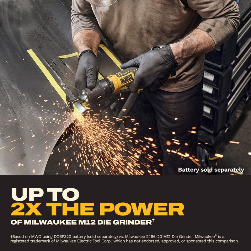 DeWalt Brushless Cordless 1/4 in. Die Grinder Tool Only