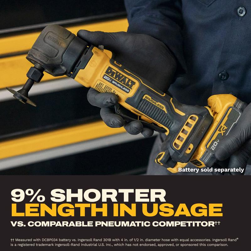 DeWalt 20V MAX ATOMIC Brushless Cordless 1/4 in. Right Angle Die Grinder Tool Only