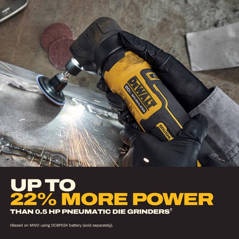 DeWalt 20V MAX ATOMIC Brushless Cordless 1/4 in. Right Angle Die Grinder Tool Only