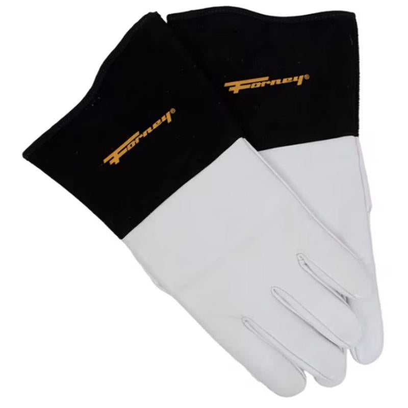 Forney Multi-Process 15.1 in. Insulated Goatskin Welding Gloves Black XL