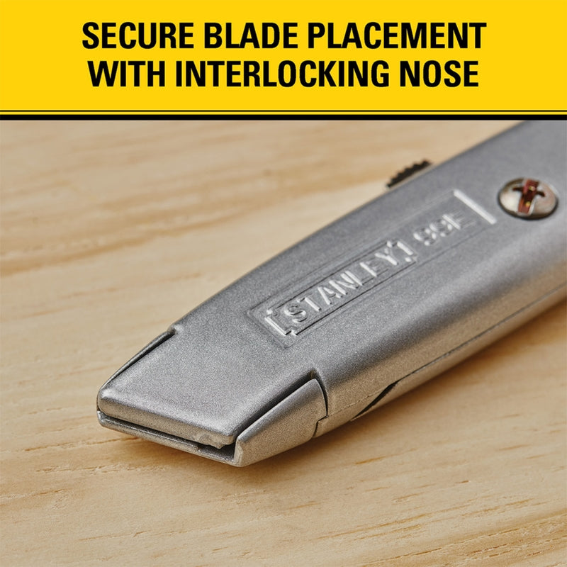 Stanley Classic 99 6 in. Retractable Utility Knife Gray