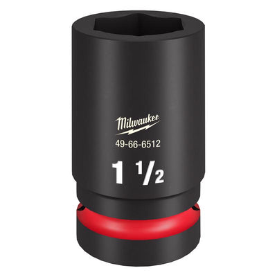 Milwaukee 1-1/2 X 1 in. drive SAE 6 Point Deep Impact Socket