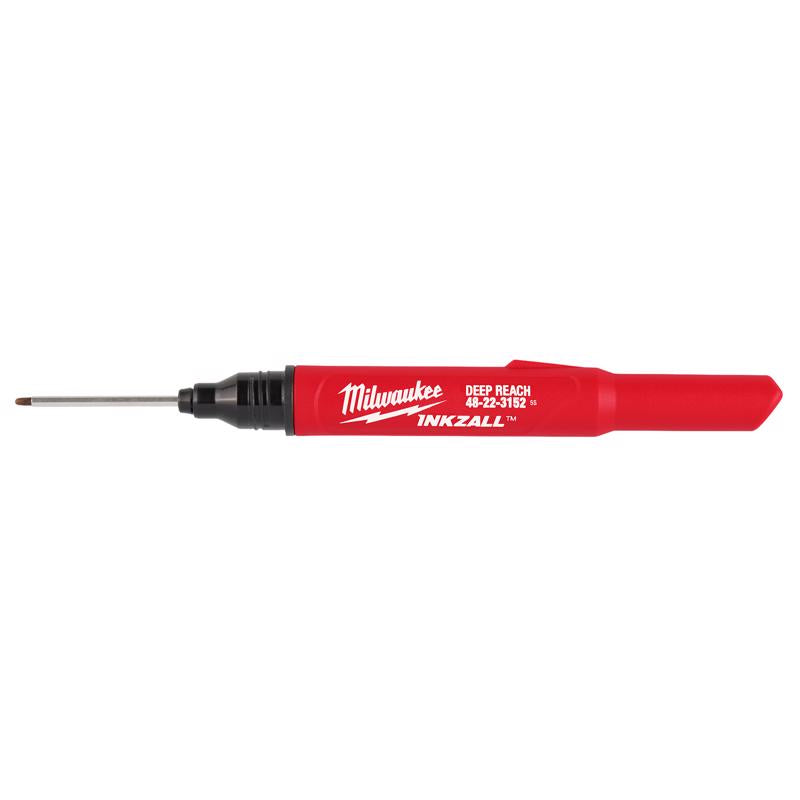 Milwaukee Inkzall 2-in-1 Deep Reach Black Ultra Fine Tip Jobsite Marker 1 each